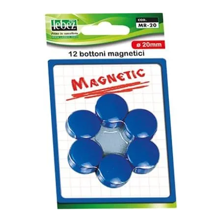 Bottoni magnetici Lebez diametro 20
