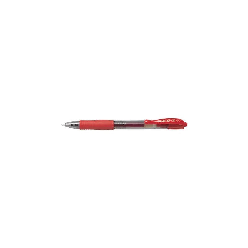 Penna gel a scatto Pilot G2 punta 0,7 mm rosso Penna gel a scatto Pilot G2 punta 0,7 mm rosso