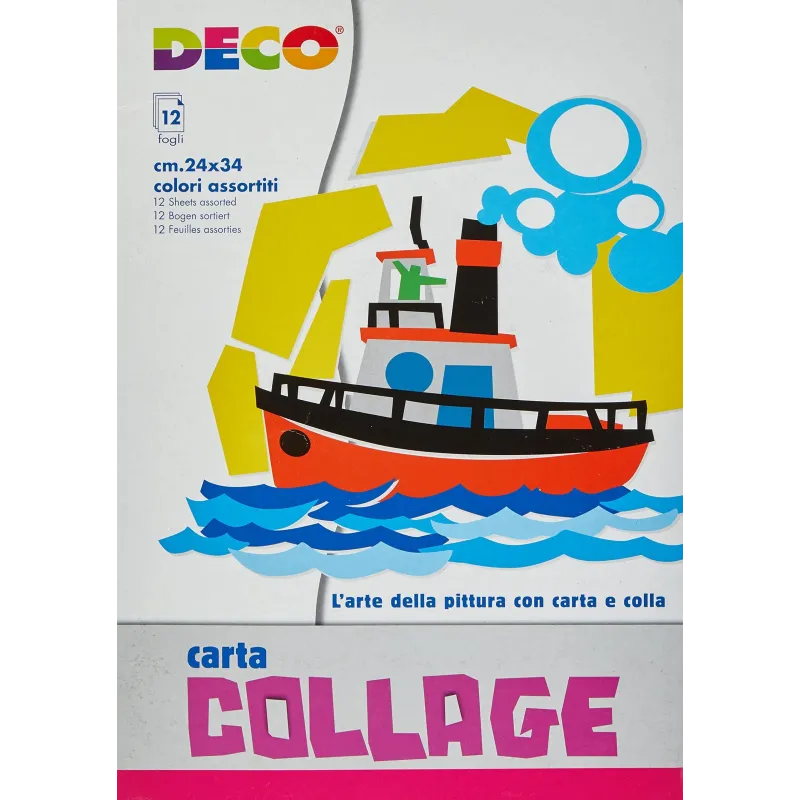 Carta collage Deco