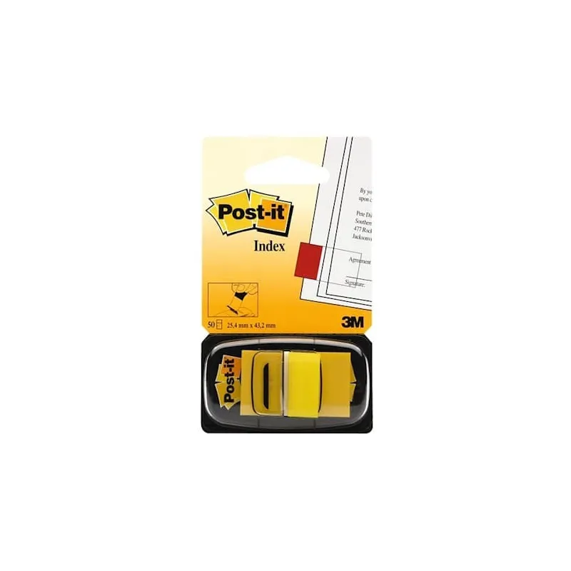 Post-it® Index Segnapagina riposizionabili colore Giallo