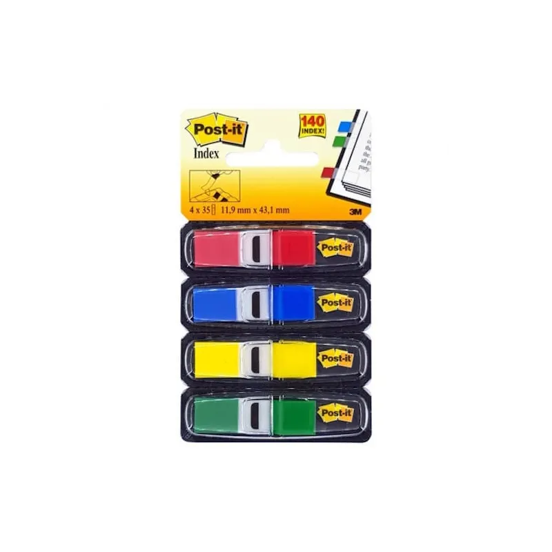 Segnapagina Post-it® Index Mini 683 quattro colori
