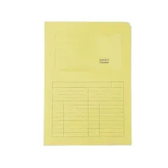 Cartelline SINTEX con finestra Giallo