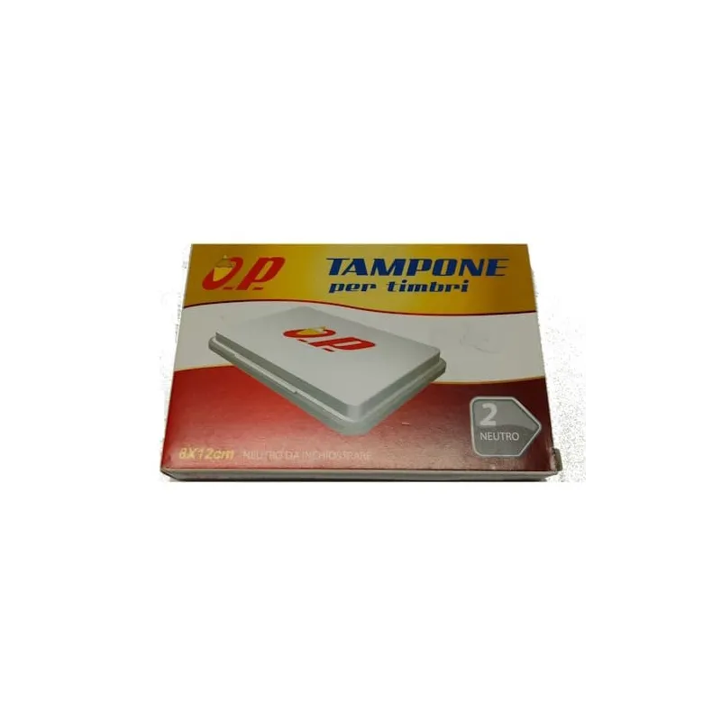 Cuscinetto neutro per timbri 12x8cm