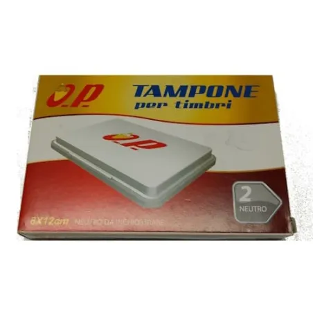 Cuscinetto neutro per timbri 12x8cm
