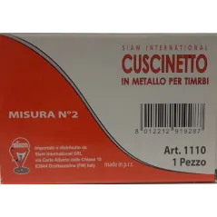 Cuscinetto rosso per timbri 12x8cm