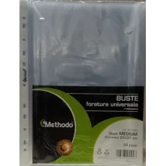 Buste portalistino lisce 22 x 30 Methodo