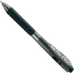 Penna Pentel a scatto Wow nero punta 1.0 mm