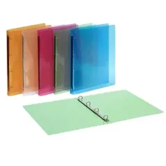 Raccoglitore 4 anelli tondi  15 mm Favorit Lumina colori assortiti