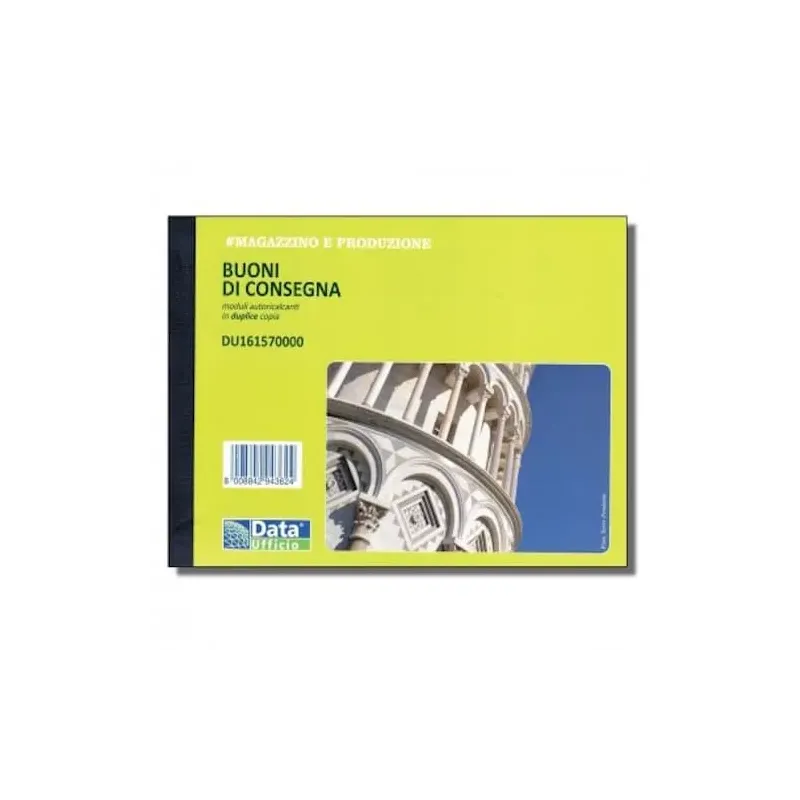 Buoni consegna Data Ufficio duplice copia cm 16.5x11,5 blocco 50x2 FG