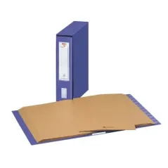 Classificatore Mec 12 alfanumerico dorso 7 blu