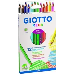 Pastelli Giotto Mega a colore 12 pezzi