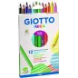 Pastelli a colore Giotto Mega 12 Pezzi