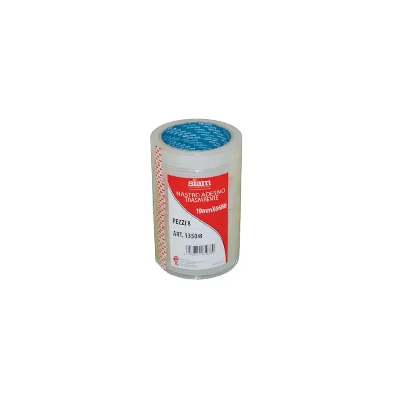 Nastro adesivo 19 mm x 66 mt trasparente