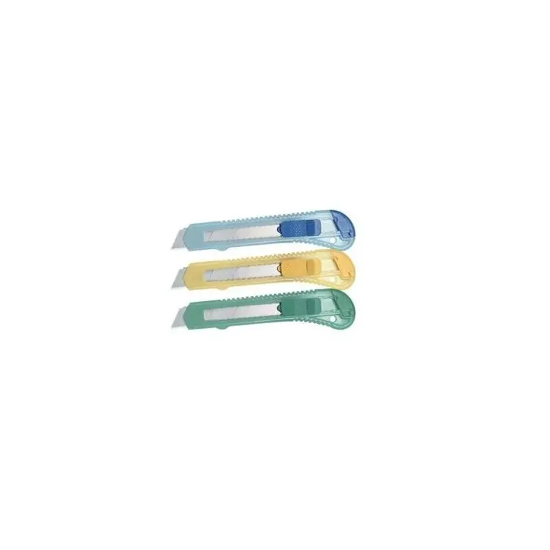 Cutter lama grande da 18 mm fusto in plastica