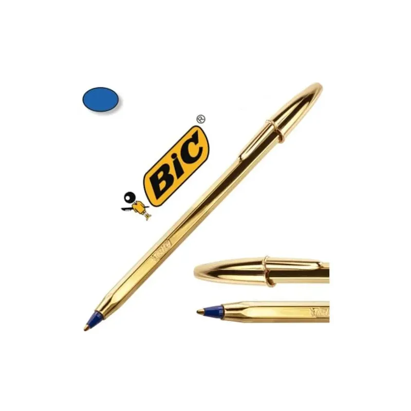 Penna Bic Cristal Shine Oro