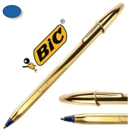 Penna Bic Cristal Shine Oro
