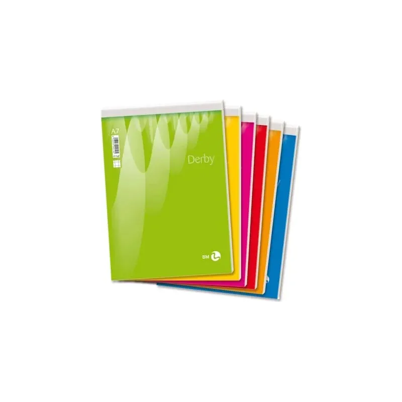 Blocco Formato A7 fogli a quadretti 5mm Derby BM
