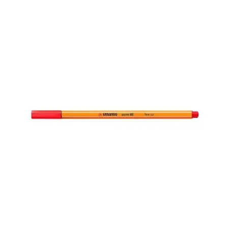 STABILO Point 88 Fineliner, Punta 0,4 mm rosso 88/40