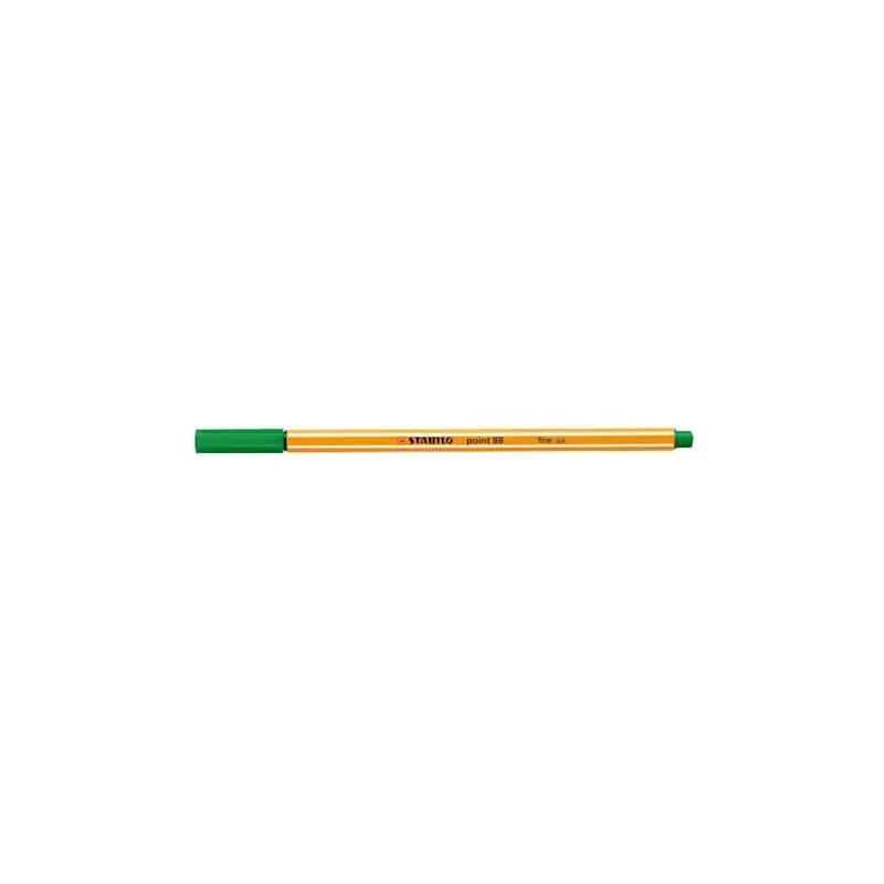 STABILO Point 88 Fineliner, Punta 0,4 mm verde 88-36