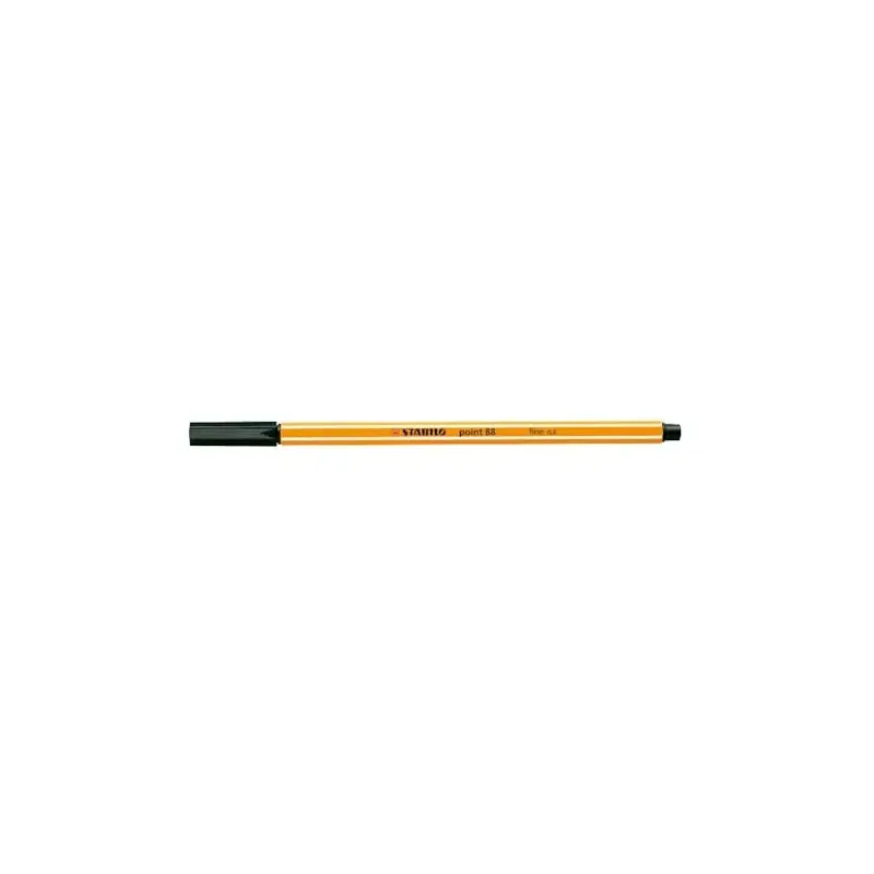 STABILO Point 88 Fineliner, Punta 0,4 mm nero 88-46