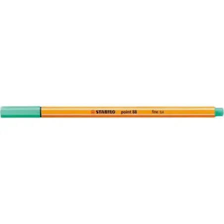STABILO Point 88 Fineliner, Punta 0,4 mm verde ghiaccio 88-13