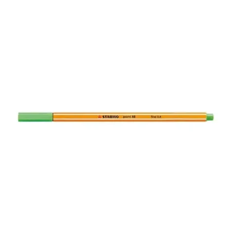STABILO Point 88 Fineliner, Punta 0,4 mm verde 88-43