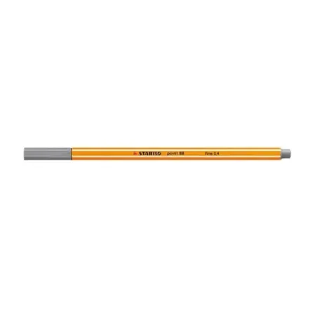 STABILO Point 88 Fineliner, Punta 0,4 mm grigio 88-94
