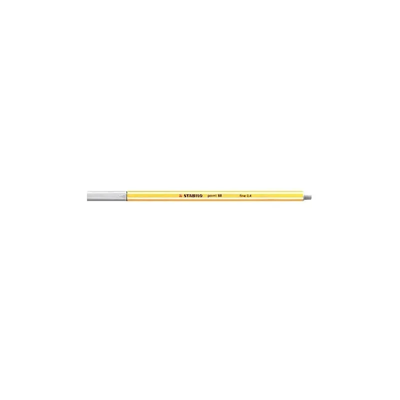 STABILO Point 88 Fineliner, Punta 0,4 mm grigio chiaro 88-94