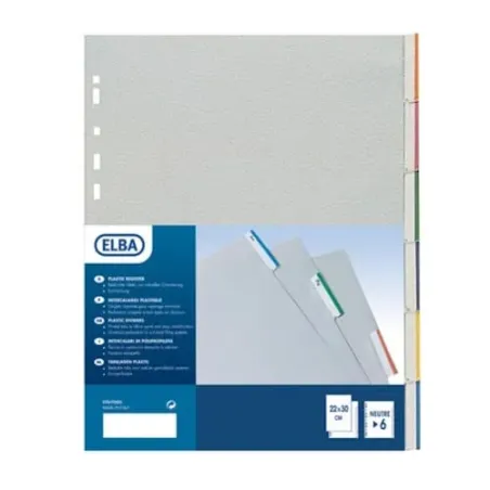 Divisori per raccoglitori sei tasti Favorit 22 x 30 in PPL