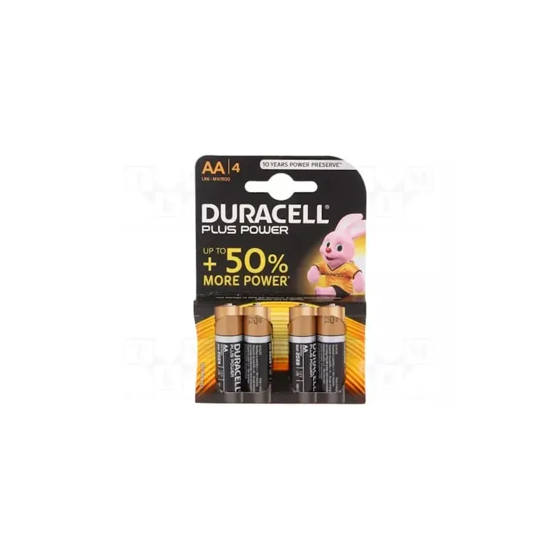 BATTERIA STILO AA +50% EXTRA LIFE BL4 BLISTER 4PZ DURACELL