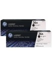 ORIGINAL HP Toner CB436AD 36A Pacco due Toner Nero ORIGINAL HP Toner CB436AD 36A Pacco due Toner Nero