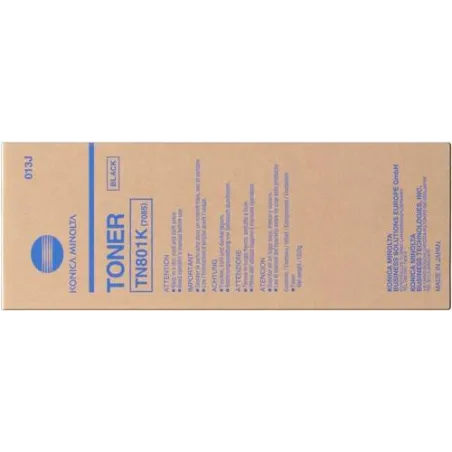 ORIGINAL Konica Minolta toner nero 013J TN-801K