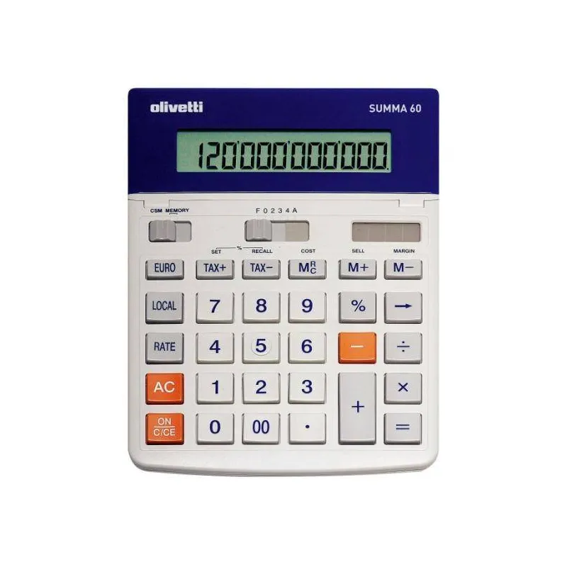 Calcolatrice  OLIVETTI SUMMA 60 12 Cifre