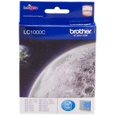 ORIGINAL Brother Cartuccia d'inchiostro ciano LC1000c LC-1000 ~400 Seiten