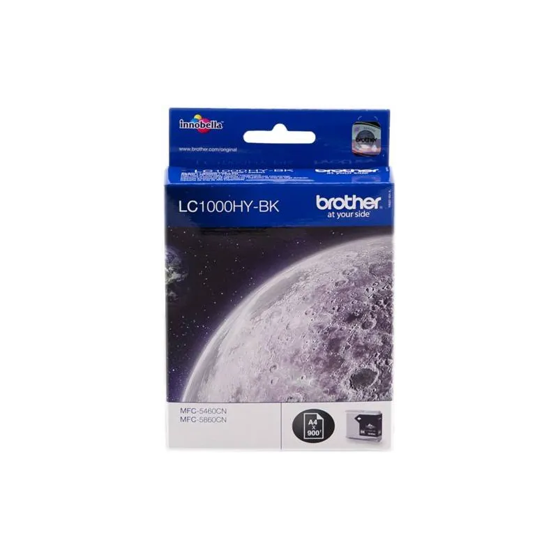 ORIGINAL Brother Cartuccia d'inchiostro nero LC1000hybk LC-1000 ~900 Seiten