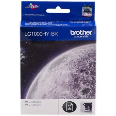 ORIGINAL Brother Cartuccia d'inchiostro nero LC1000hybk LC-1000 ~900 Seiten