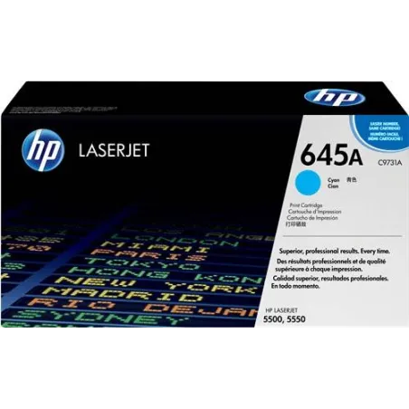 ORIGINAL HP toner ciano C9731A 645A ~12000 Seiten