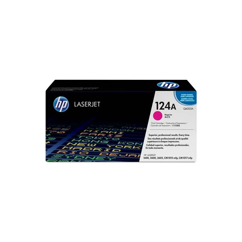 ORIGINAL Toner HP Q6003A 124A Magenta 2000 Pagine
