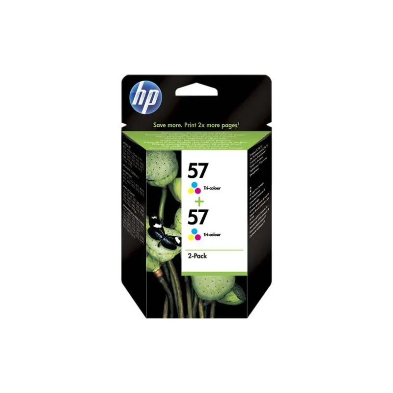 ORIGINAL HP Multipack colore C9503AE 57+57 2x C6657AE (HP 57)