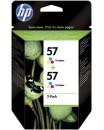 ORIGINAL HP Multipack colore C9503AE 57+57 2x C6657AE (HP 57)