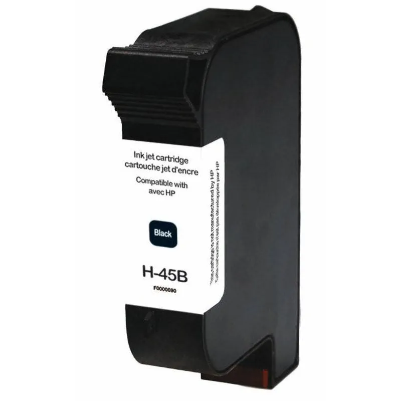 COMPATIBILE HP Cartuccia d'inchiostro nero 51645AE 45 ~930 Seiten 42ml