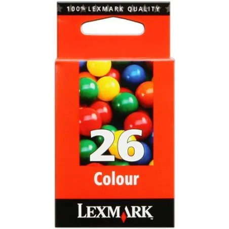 ORIGINAL Lexmark Cartuccia d'inchiostro colore 10N0026E 26 ~275 Seiten