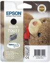 ORIGINAL Epson Cartuccia d'inchiostro nero C13T06114010 T0611 ~250 Seiten 8ml