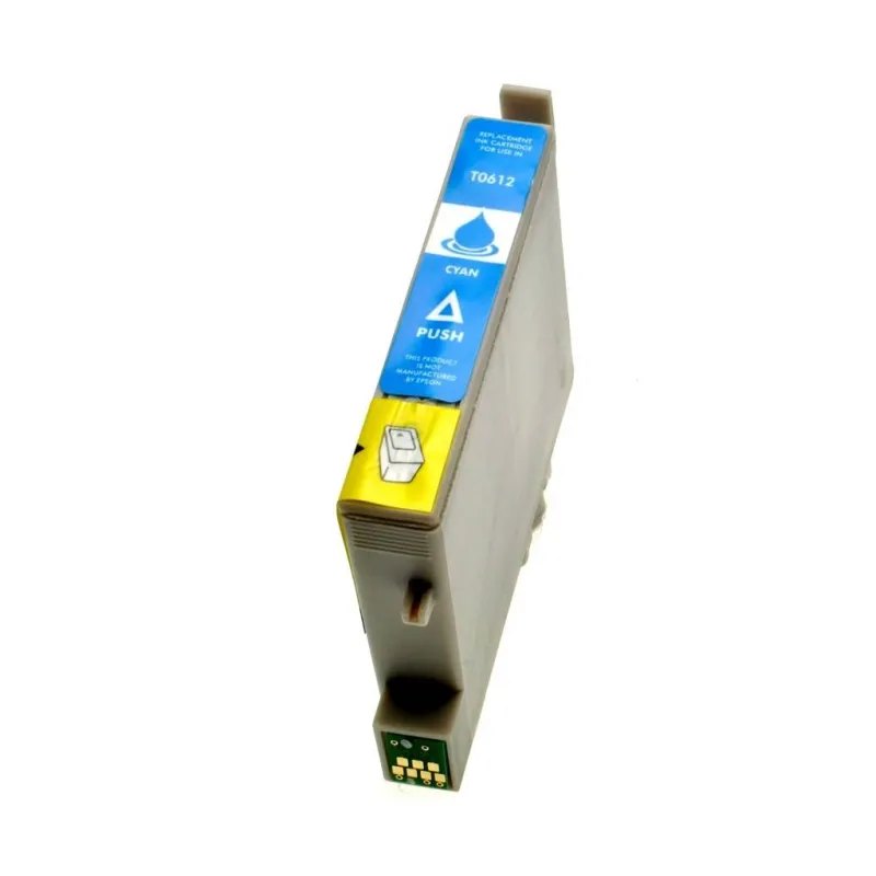 COMPATIBILE Epson Cartuccia d'inchiostro ciano C13T06124010 T0612 ~420 Seiten 8ml