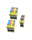 Cartuccie Epson Multipack bk/c/m/y C13T06154010+ T0615+  10 cartucce: T0611 + T0612 + T0613 + T0614