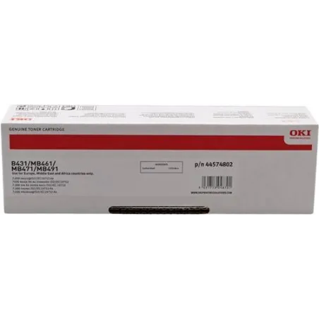 ORIGINAL OKI toner nero 44574802  ~7000 Seiten