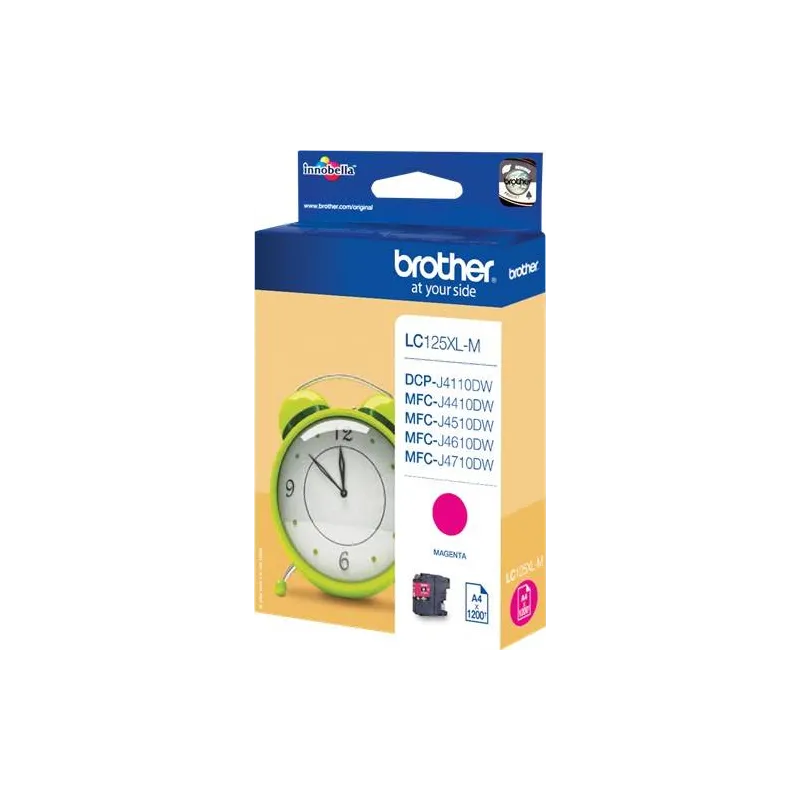 ORIGINAL Brother Cartuccia d'inchiostro magenta LC125XLM LC-125 ~1200 Seiten