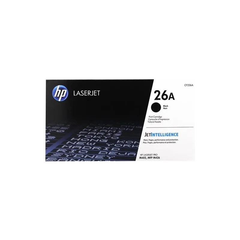 Toner HP CF226A Originale HP 26A Nero 3100 Pagine