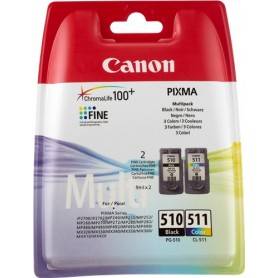 Cartuccia Canon Multipack nero+colore 2970B010 PG-510 + CL-511 PG-510 + CL-511