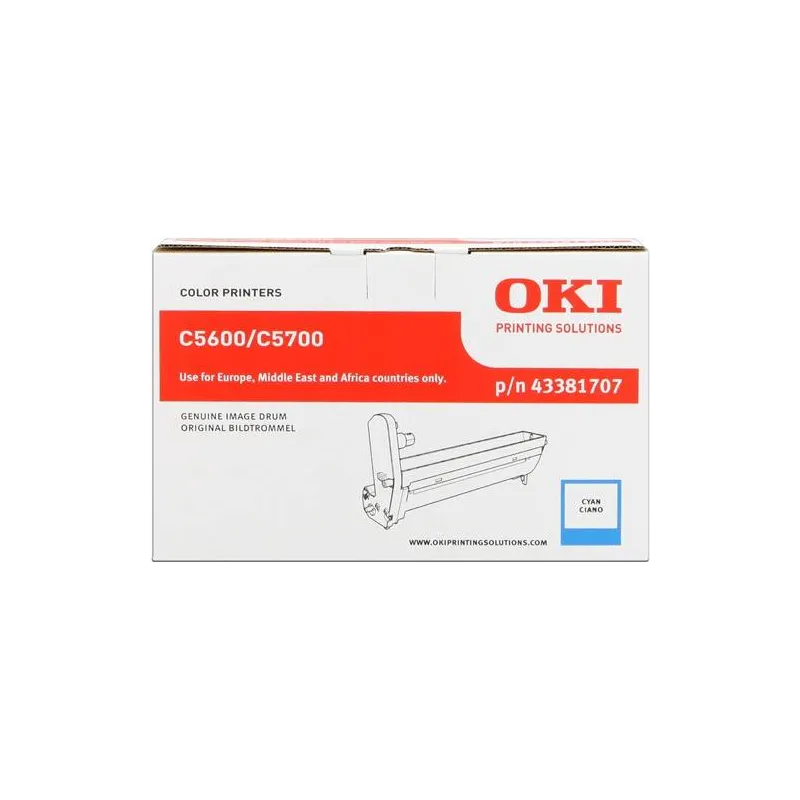 ORIGINAL OKI Tamburo ciano 43381707  ~20000 Seiten
